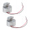 Σετ 2 μίνι κινητήρων δόνησης 3500 RPM DC 1.5-6V για χειριστήριο παιχνιδιών 3