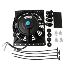 Ventola dissipatrice di calore sottile da 6 pollici, 650 CFM, universale, azionamento diretto, 12 V, 80 W, sostituzione elettrica diretta