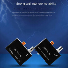 1-Channel Active Video Balun compatible with CCTV Camera Twisted Pair Mitter BNC Long Range compatible with AHD TVI CVI