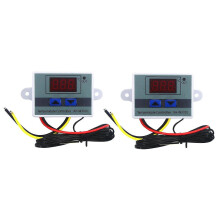 2 kpl Xh-W3001 110-220V AC digitaalinen LED-lämpötilansäädin inkubaattorin jäähdytys-/lämmityskytkimelle.