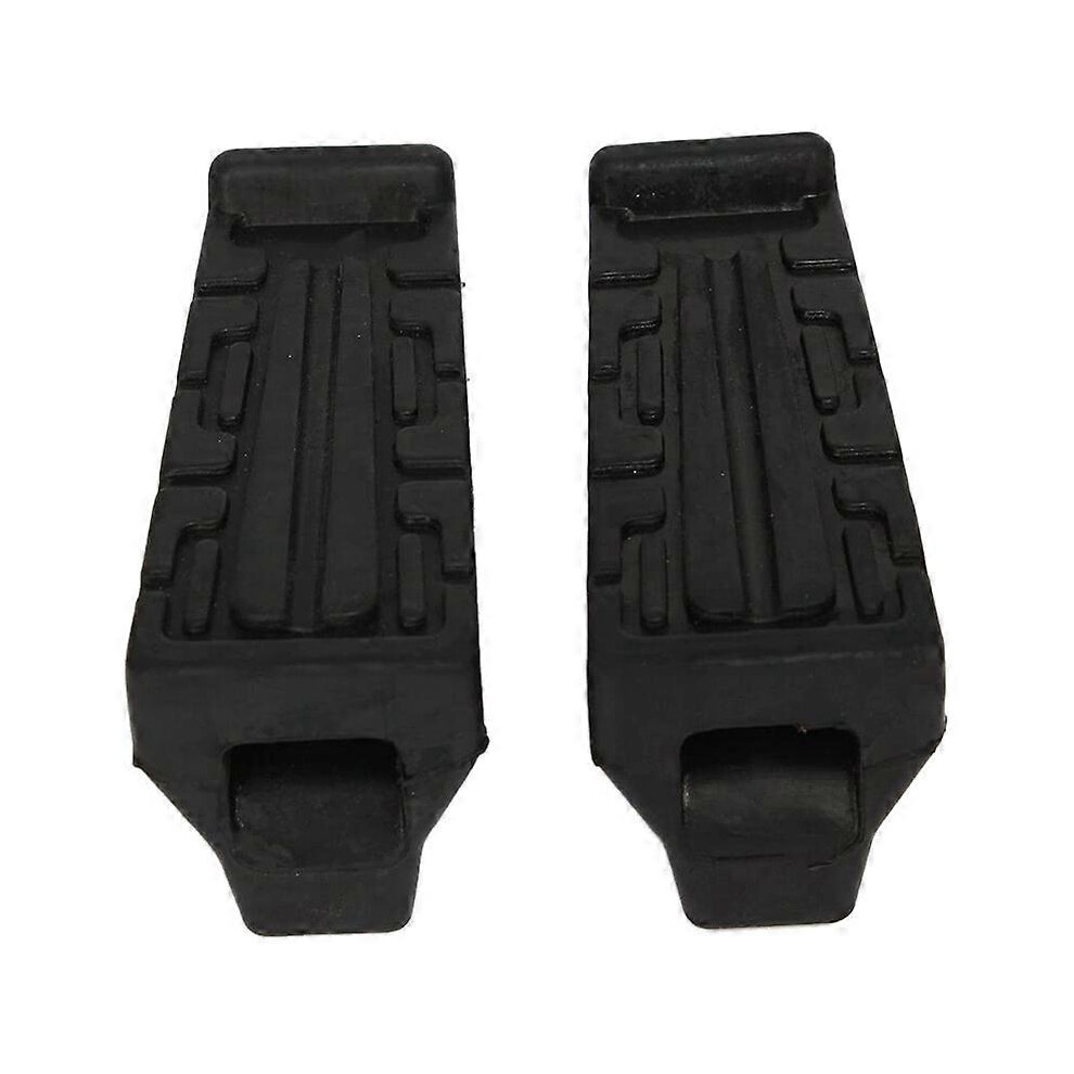 2 Front Footrest Rubbers/Grips Compatible With Yamaha Ybr 125 8507653747297