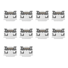 10 ks Micro USB Type-B 5-pinový konektor samica - Náhradné diely
