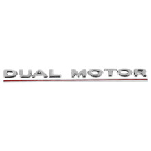 Tesla Model 3 2017-2020 auton takaluukun kaksoismoottori 3D-tarrakoriste