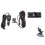 3-channel dashcam, 1080p front camera, infrared night vision, loop recording 3