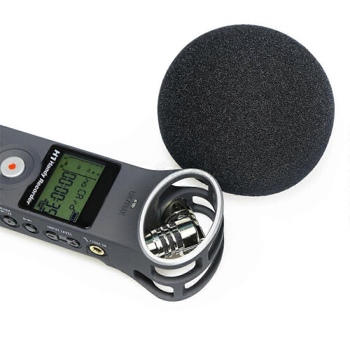 2 microphone windscreens: fur windscreen + foam microphone windscreen compatible with 2