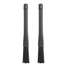 Jazz D-bezems, telescopische D-vormige punten, 32 cm, zwart
