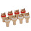 8 pieces Red+White RCA socket chassis High quality RCA CMC socket Phono copper plug Amp 3