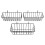 wire baskets, wall grid panel hanging wire baskets, wall storage and display baskets compatible with cabinet & 1
