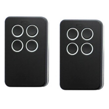 2 universal multi-frequency garage door remote controls 280-868MHz compatible with all fixed codes and pa