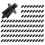 100 black plastic rivets for car doors, 5mm holes. 3