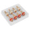 8 pieces Red+White RCA socket chassis High quality RCA CMC socket Phono copper plug Amp 4