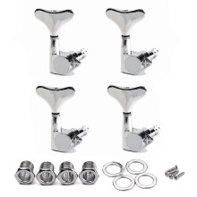 4R elektrische basgitaar mechaniek, mechanische componenten, stemknoppen, stembuizen, verchroomde potentiometers
