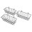 wire baskets, wall grid panel hanging wire baskets, wall storage and display baskets compatible with cabinet & 2