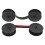 2-Pack Typewriter Ribbon Double Spool Typewriter Ribbon Ink Double Spools Ink Replacement Part compatible with Most Types 4