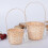 18 woven bamboo baskets, picnic baskets, practical flower covers, storage baskets, planters, wick 3