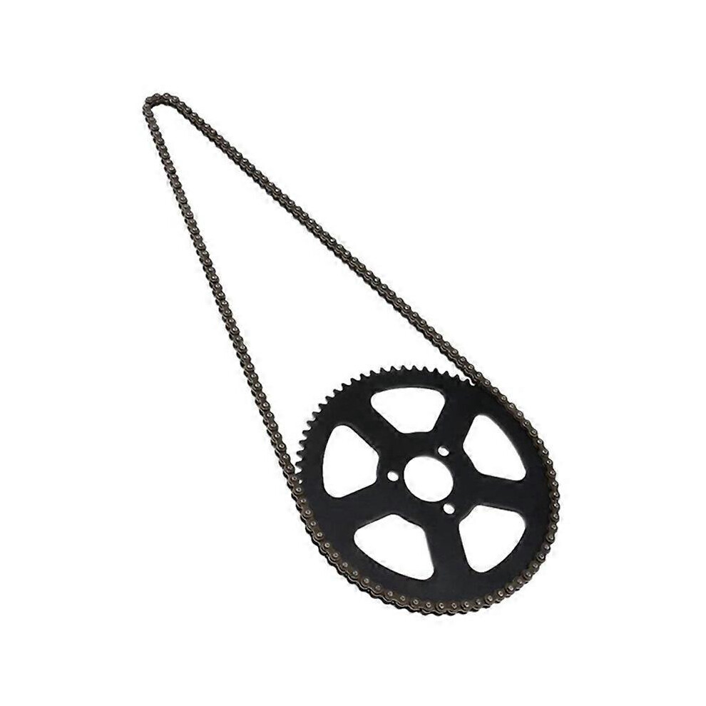 25H 136 Chain + 68T Sprocket 2-Stroke 47Cc 49Cc Compatible With Mini Sports Cars, Pocket Bikes, Off-Road Engines 8592906502341