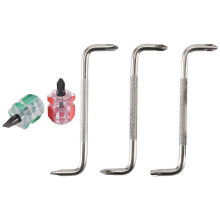 5-in-1 Offset Screwdriver Z-Shaped Screwdriver Magnetic Slotted Phillips Double Head Hand Tool Set