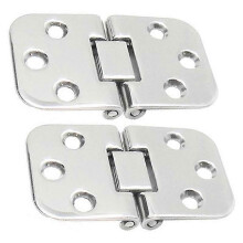 2 pieces Marine-grade hinge, stainless steel, mirror polished, compatible with boats, RVs, marine accessories
