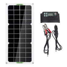 30W Solarmodul Auto Van Boot Caravan Camper Trickle Tragbarer 12V Batterieladegerät