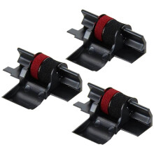 3 calculator ink rolls compatible with CASIO HR18 IR40T, Canon P23DHV-G, SANYO CX5322D