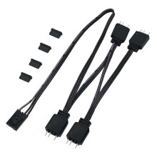Cavi di prolunga splitter ARGB da 1 a 4 per ARGB a 3 pin da 5 V a Corsair Commander Core e iCUE Co