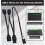 Καλώδια επέκτασης διαχωριστή ARGB 1 έως 4 για ARGB 5V 3 ακίδων σε Corsair Commander Core και iCUE Co 4