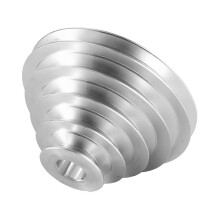 25mm bore aluminum pagoda pulley type A 5-stage pagoda pulley compatible with V-belts and timing belts