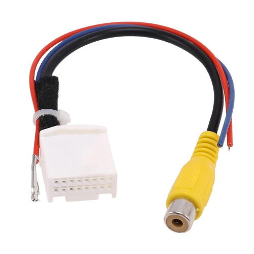 16-pin cable adapter for car backup camera, reversing camera, video adapter cable, navigation DVD player 2