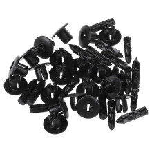 20 plastic screw rivets with 7mm hole for trim panel fixing clips