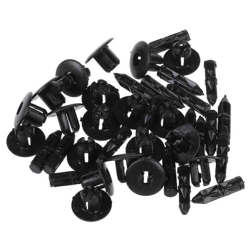 20 plastic screw rivets with 7mm hole for trim panel fixing clips