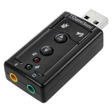 7.1 Kanal USB externer Soundkarte Audioadapter
