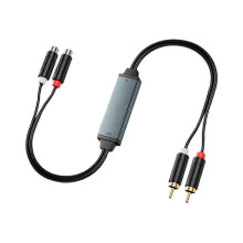 Isolatore audio da 3,5 mm, isolatore di massa audio, filtro antirumore ausiliario con cavo audio 2/2