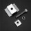 8-pack solar panel mounting brackets, solar panel end clamps, center clamps compatible with PV solar panels 4