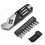 17-in-1 Adjustable Adjustable Wrench in Stainless Steel, Folding Pocket Multi-Tool, Multi-Function Screwdriver Tensioner 1