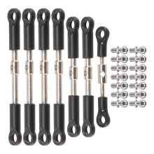 7 Stück vorder- und hintere Spurstangen-Servolenker mit Kugelkopfschraube für Wltoys 144001 144010 124017 124019 R