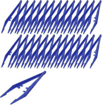 50 stuks plastic pincetten, praktische pincetten voor knutselprojecten, doe-het-zelfgereedschap voor kinderen thuis en op school.