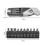 17-in-1 Adjustable Adjustable Wrench in Stainless Steel, Folding Pocket Multi-Tool, Multi-Function Screwdriver Tensioner 3