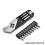17-in-1 Adjustable Adjustable Wrench in Stainless Steel, Folding Pocket Multi-Tool, Multi-Function Screwdriver Tensioner 2