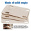 Three-piece guitar neck pad, made of solid maple, protective pad for bolt-on necks 5