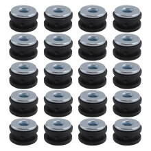 20-delige set rubberen O-ringen voor motorfietsschijfbouten van Honda, Yamaha, Suzuki, Kawasaki en F