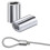 30m flexibele staalkabel met PVC-coating, stalen dragende kabel, diameter 5