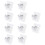 10 self-adhesive curtain rod holders, drill-free, adjustable 2