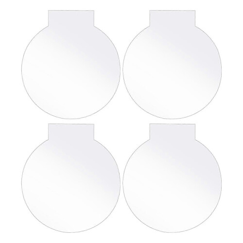 clear acrylic sheets, round discs, thick (4 mm) acrylic plastic sheets for LED light bases, signs, DIY projects 2