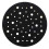 150mm 5/16" thread 52-hole hook and loop backing pad compatible with medium-density random orbital sanders, compatible with 2