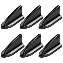 EVO Style 6 τεμ. Μαύρο PP Roof Fin Shark Fin Kit Γεννήτρια Vortex για αυτοκίνητο