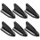 EVO Style 6 τεμ. Μαύρο PP Roof Fin Shark Fin Kit Γεννήτρια Vortex για αυτοκίνητο 3