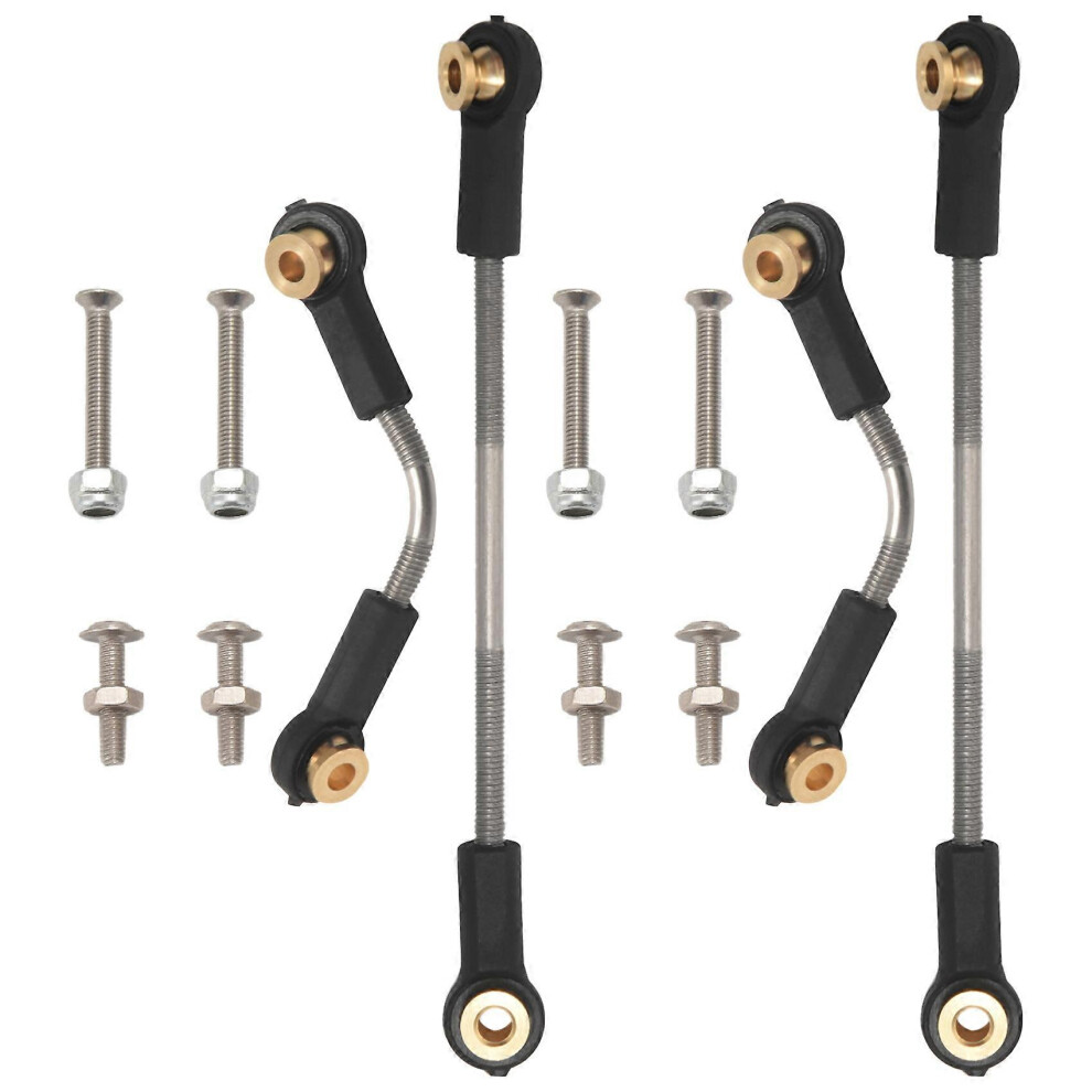 Photos - Parts for Drones & RC models Sets Steering Pull Rod Servo Rod Upgrade Parts compatible with WPL B14 B24 B16 B36 C14 C24 C44 1/16 RC Car Accessories