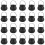 20 Mini Candy Cauldrons Witch Skeleton Cauldron Holders with Handles compatible with Halloween Easter St. Pat 3