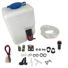 Kit pompa universale per serbatoio lavavetri 12V 1,5L per moto e auto
