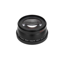 58mm wide-angle 0.45x converter lens with macro close-up adapter compatible with Canon EOS Rebel T6s, T6i, SL1